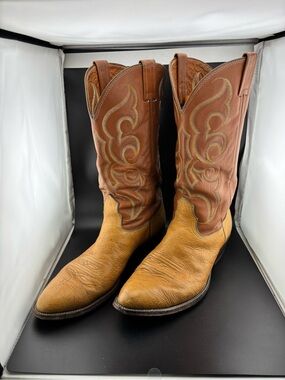 Nacona Men’s Leather Cowboy Boots Size 10.5D
